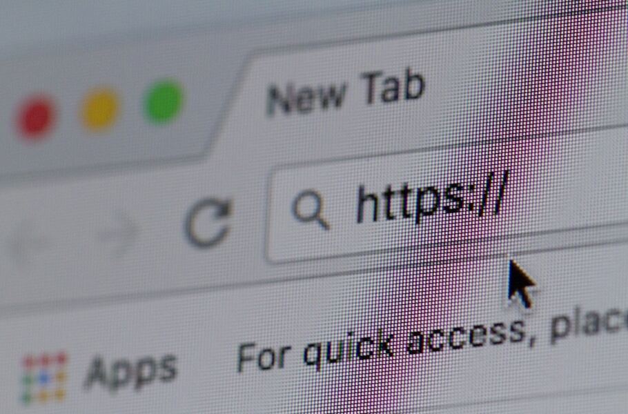 Browser url tab