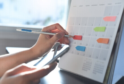 Marking calendar