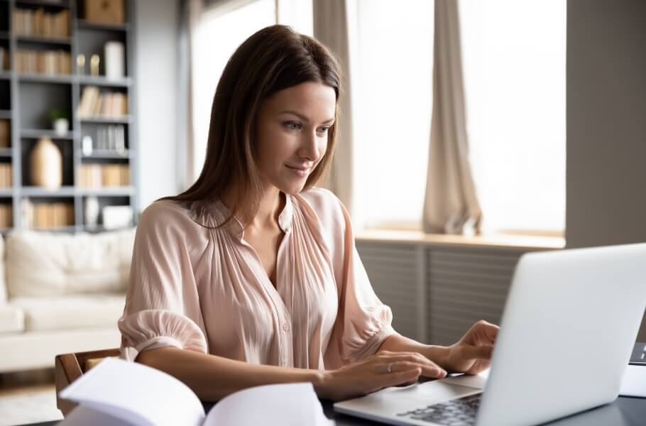 Women using laptop