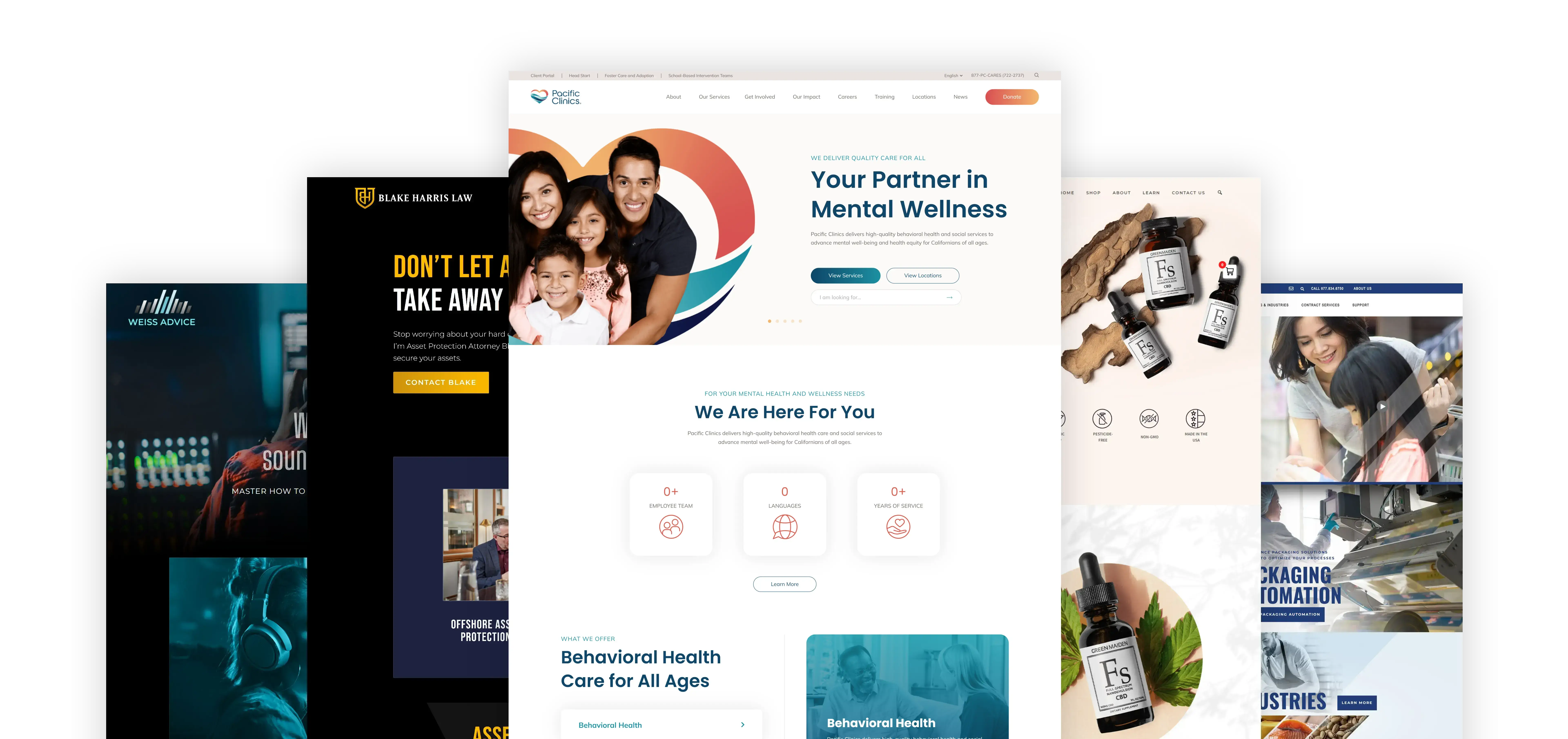Website portfolios